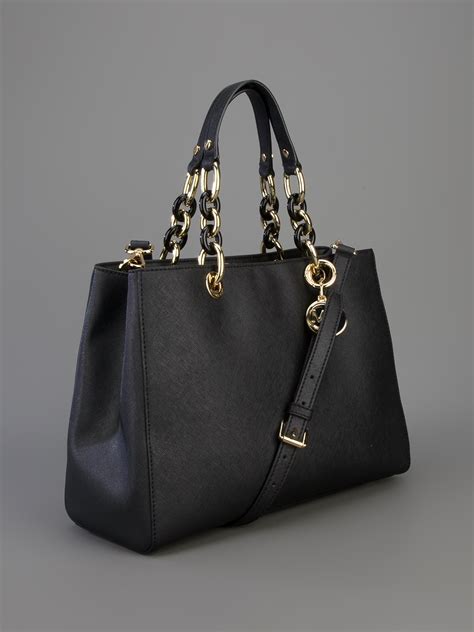 michael kors cynthia large tote black|Michael Kors cynthia handbag.